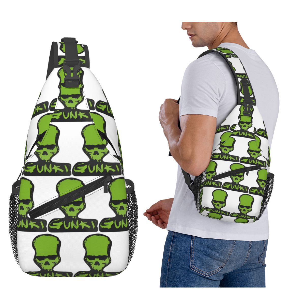 Fishing Backpack - Gunki ロゴ アングリング スカル フィッシング Gunki