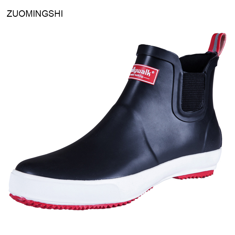 Fishing Boots - 販売男性ラバーレインブーツゴム長靴ボット冬釣り男性軽量滑り止めゴム長靴