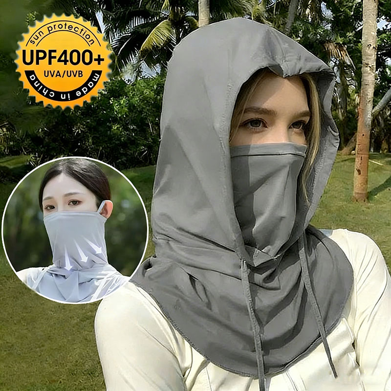 Fishing Hoodie - 1Pc バラクラバ帽子通気性日焼け止め速乾性サイクリングフルヘッドマスク抗紫外線ユニセックスオートバイ釣りフェイスマスクフード帽子
