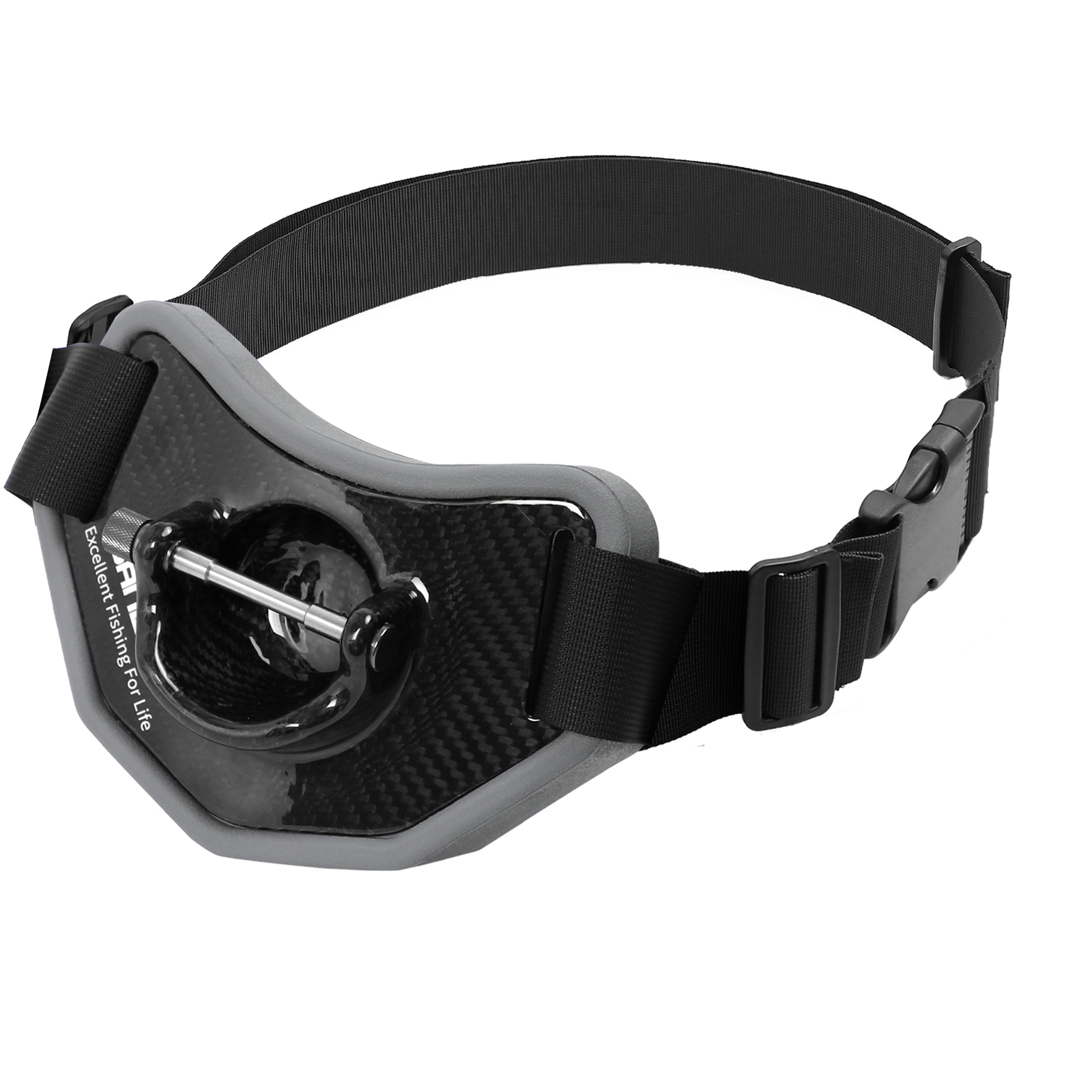 Fishing Belt - Sanlike-釣り用の戦闘ベルト,ロッドベリートップ,カーバーファイバー,調整可能な保護ウエスト,魚のポールホルダー,釣り道具のアクセサリー