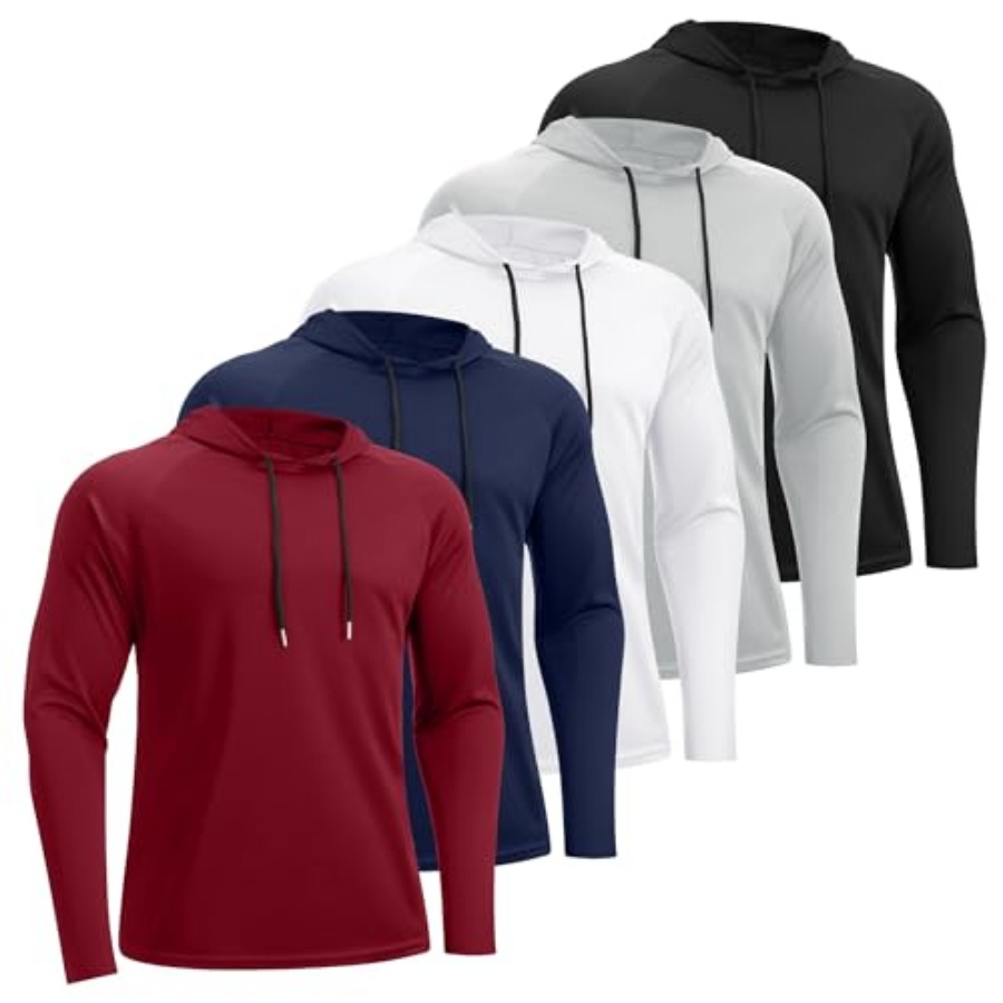 Fishing Hoodie - HovSiyla 5 パック メンズ フィッシング シャツ