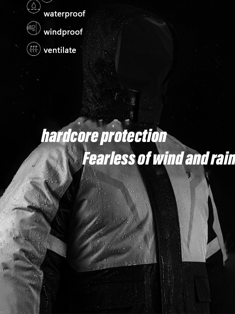 Fishing Rain Suit - ストームオートバイレインスーツ防水レインコートパンツセットアクセサリーバイク乗馬釣りハイキングオートバイライダー男性女性用