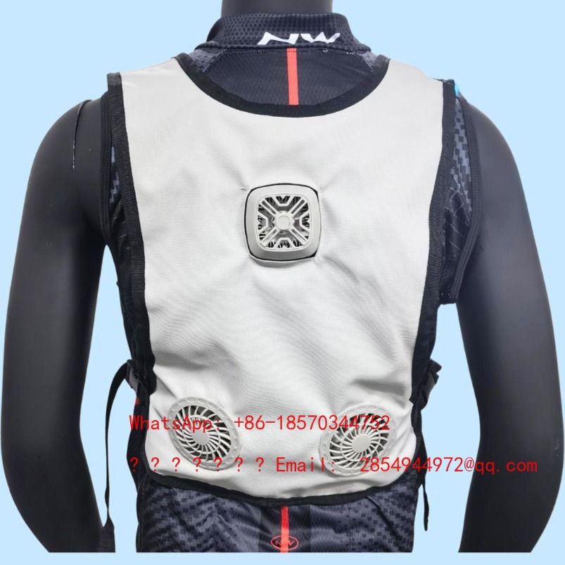 Fishing Vest - 夏用防護服冷却熱中症ベスト半導体冷却アウトドアサイクリング登山釣り熱中症