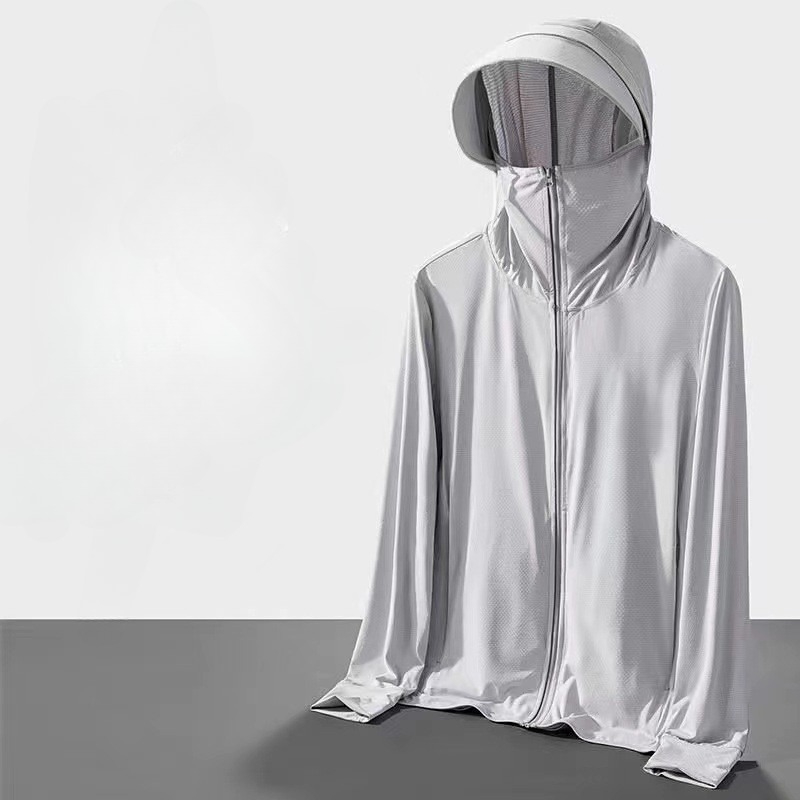 Fishing Hoodie - メンズ夏の日焼け止めコート男性 UV ジャケット釣りカバーアップアウターウェア男スポーツ男性日焼け止め服パーカー Tシャツスモック