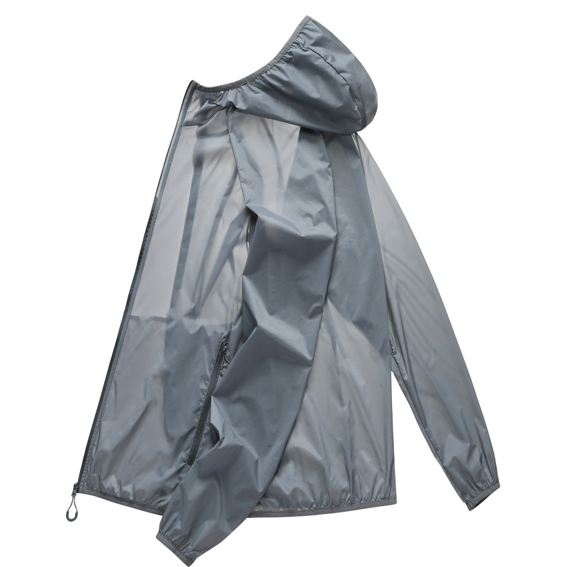 Fishing Jacket Waterproof - 男性と女性のための薄い日焼け止めジャケット,通気性のある屋外釣り服,防水,速乾性,サイクリング,夏