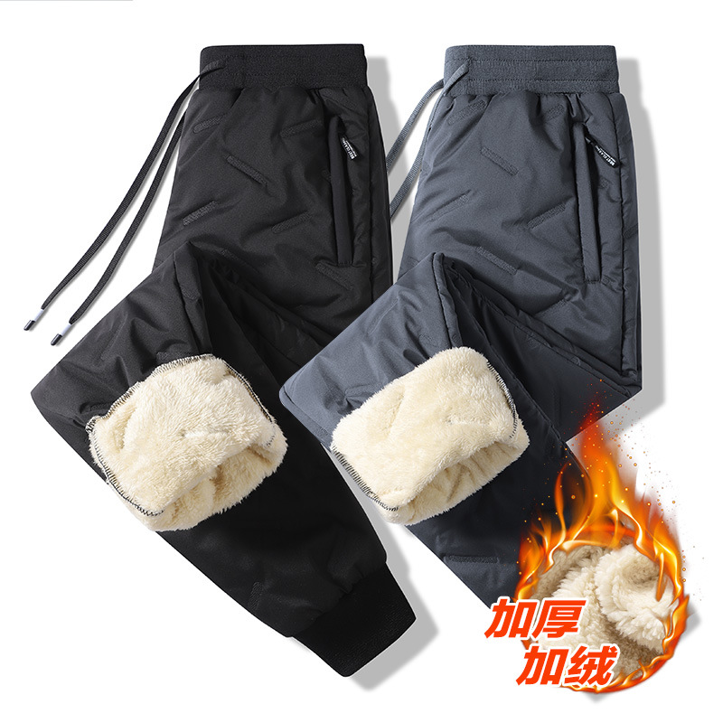 Fishing Pants Waterproof - M-8XL 冬釣りパンツメンズアウトドアスポーツ釣りズボン防水防風スウェットパンツ暖かい厚みのある釣りアパレル