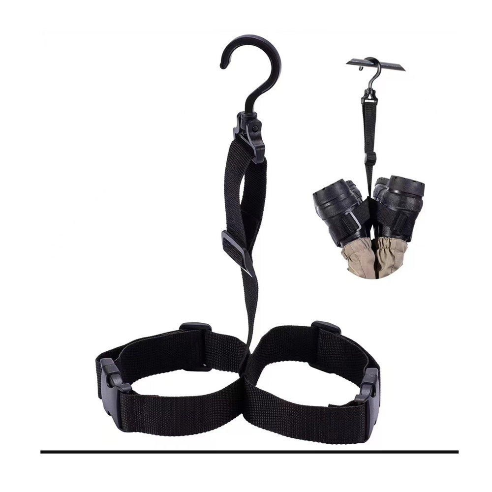 Fishing Waders - 釣り用ウェーダーハンガー、調節可能なブーツ乾燥ラックフック、ウェーダーシューズ用、アウトドアギア吊り下げ収納、頑丈なクリップ