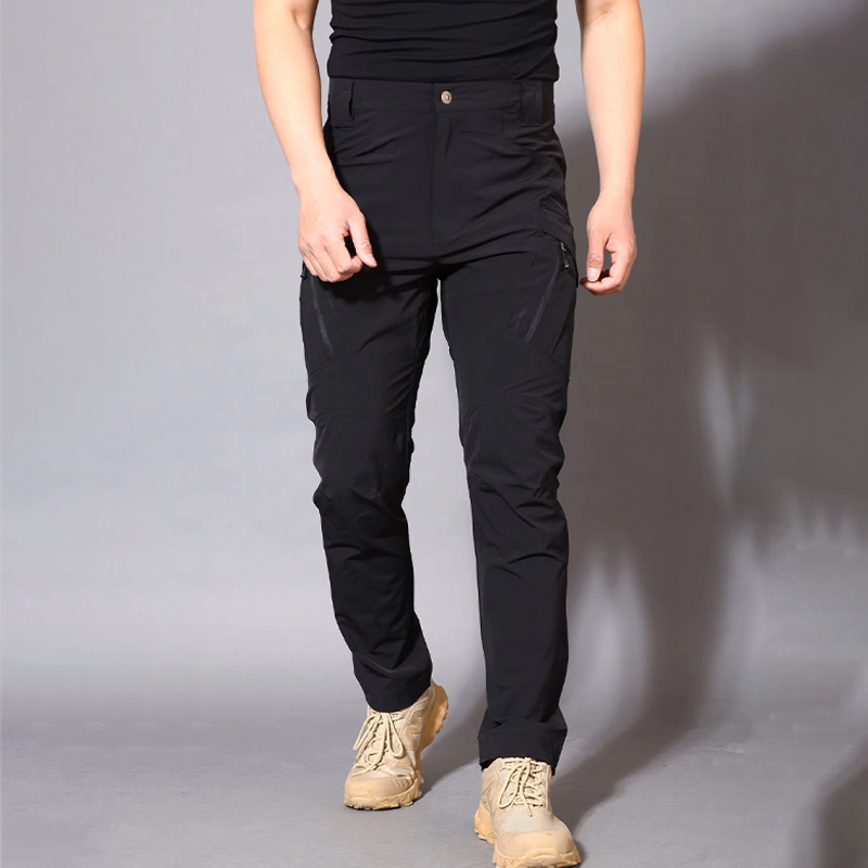 Fishing Pants Waterproof - メンズアウトドアミリタリーカジュアル IX9 IX7 戦術トラックパンツ通気性防水キャンプ釣りハイキングトレーニングカーゴパンツ