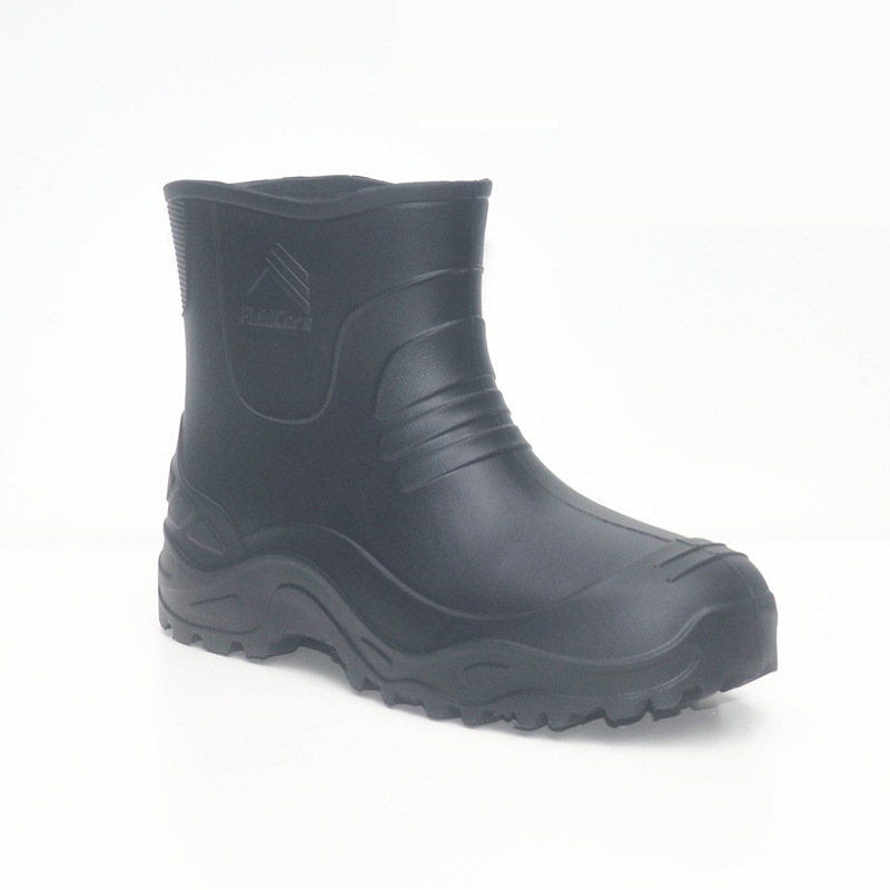 Fishing Boots - Evaレインブーツメンズブラック軽量ウォーターブーツウォッシュフィッシングブーツ