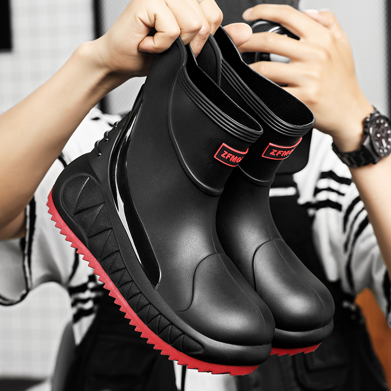 屋外夏用ハイキングウェーディングレインブーツ身長アッププラッ - Fishing Boots のレビューと価格
