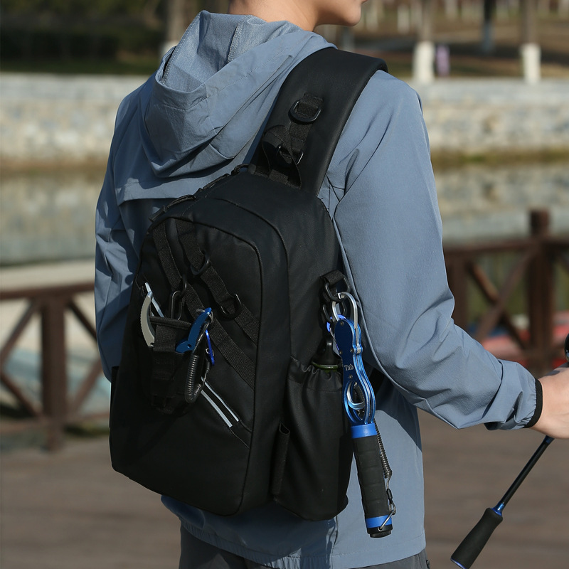 防水オックスフォード生地軽量アウトドアライディングバックパッ - Fishing Bag Waterproof のレビューと価格