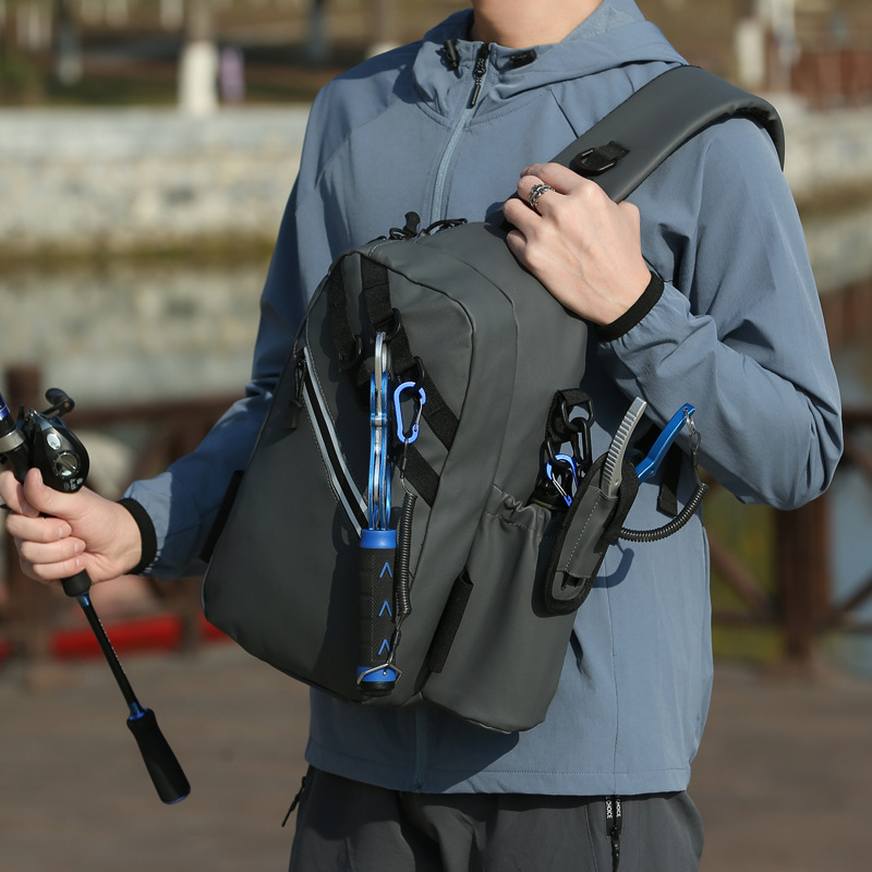 防水オックスフォード生地軽量アウトドアライディングバックパッ - Fishing Bag Waterproof のレビューと価格