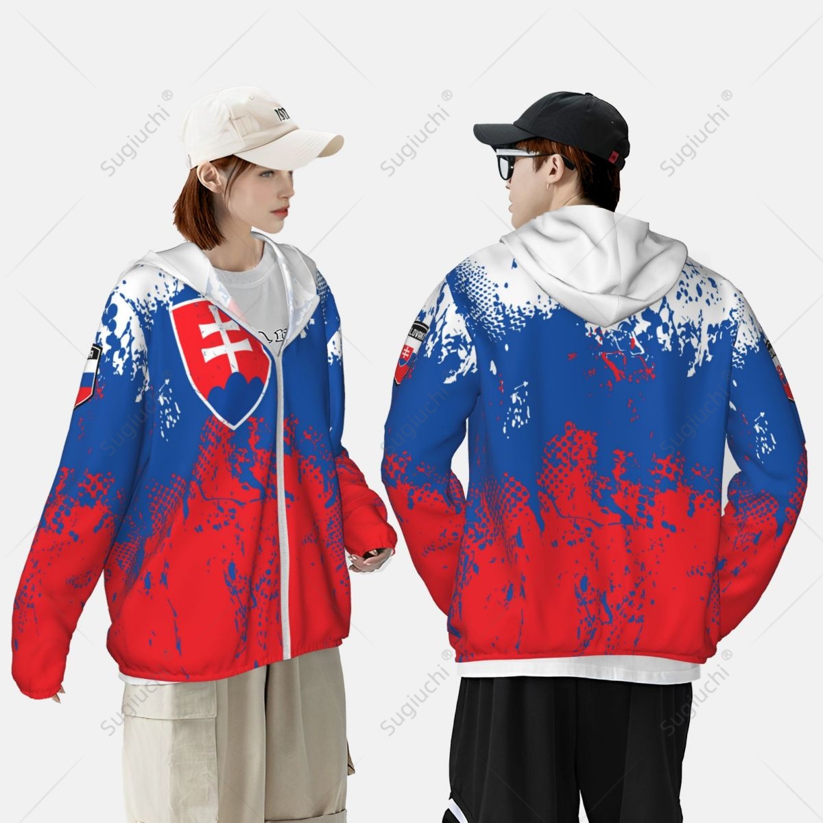 日焼け止めポリエステルフード付きスウェットシャツ,ジッパー付 - Fishing Hoodie のレビューと価格