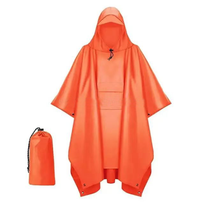 屋外 3 で 1 軍事レインコートフード付きスリーブ防水レイ - Fishing Rain Suit のレビューと価格