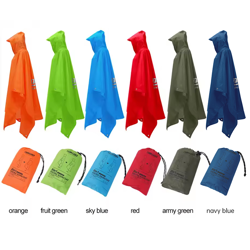 3 in 1 防水レインコート軽量アウトドアハイキングレイン - Fishing Rain Suit のレビューと価格
