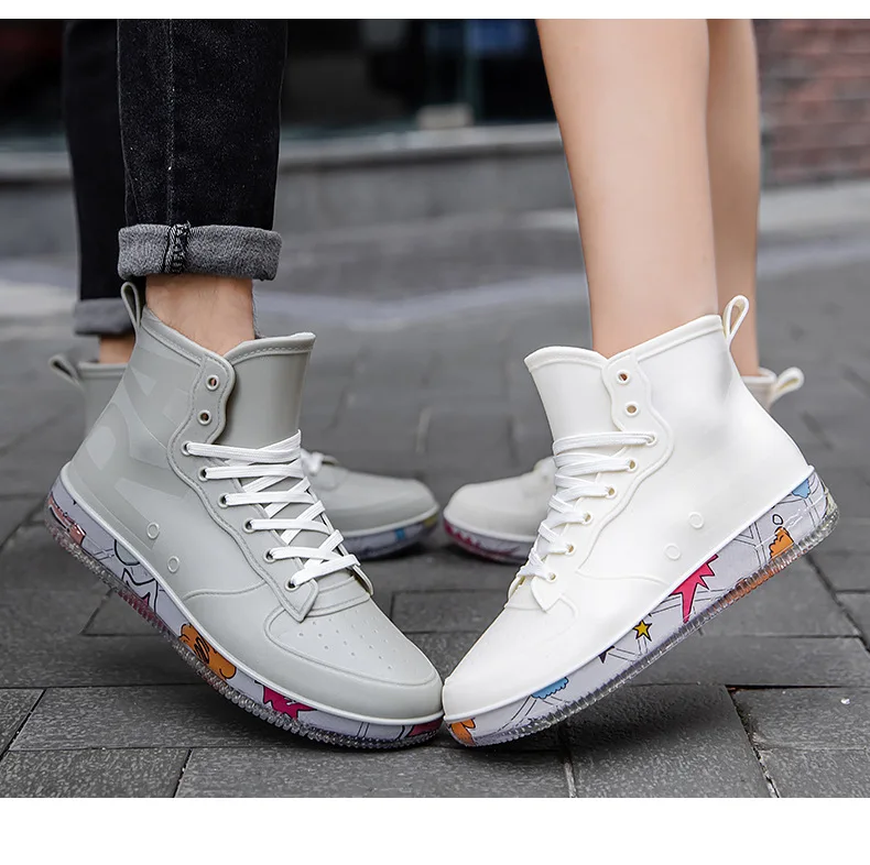 男性レインブーツファッショントレンディなヌードブーツ滑り止め - Fishing Boots のレビューと価格