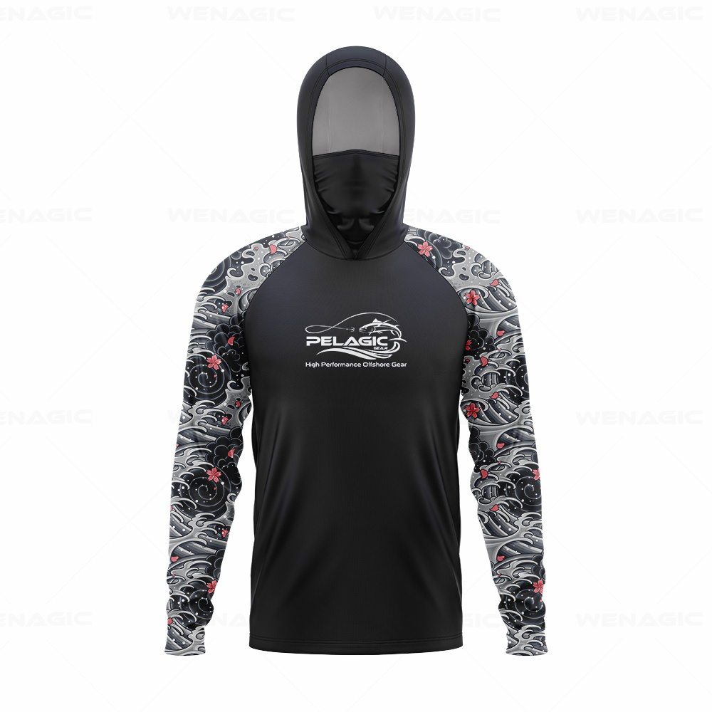 男性用長袖Tシャツ,釣り服,UV保護 - Fishing Shirt Uv Protection のレビューと価格