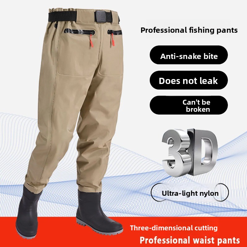 メンズ防水釣り用ウェーダーパンツ、ナイロン製ハーフボディウエ - Fishing Waders のレビューと価格