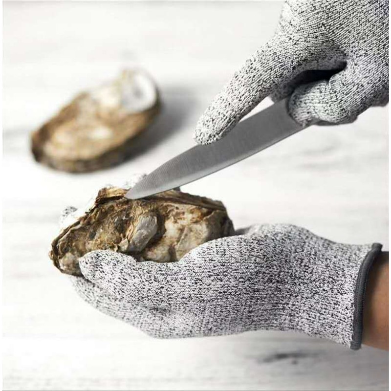 HPPE グレード 5 耐切創手袋 ガラス工場 キッチン 釣 - Fishing Gloves のレビューと価格