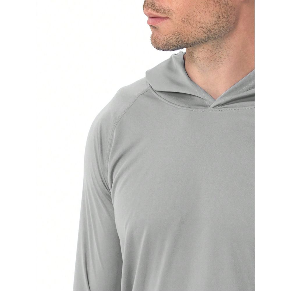 UPF50+ 日焼け止めフード付き長袖フィッシングランニング - Fishing Shirt Uv Protection のレビューと価格