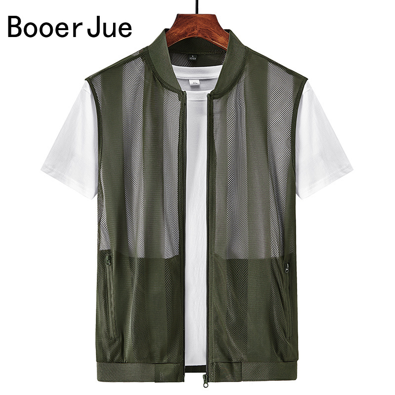 屋外ハイキングスポーツ夏男性メッシュ中空チョッキ釣り通気性コ - Fishing Vest のレビューと価格