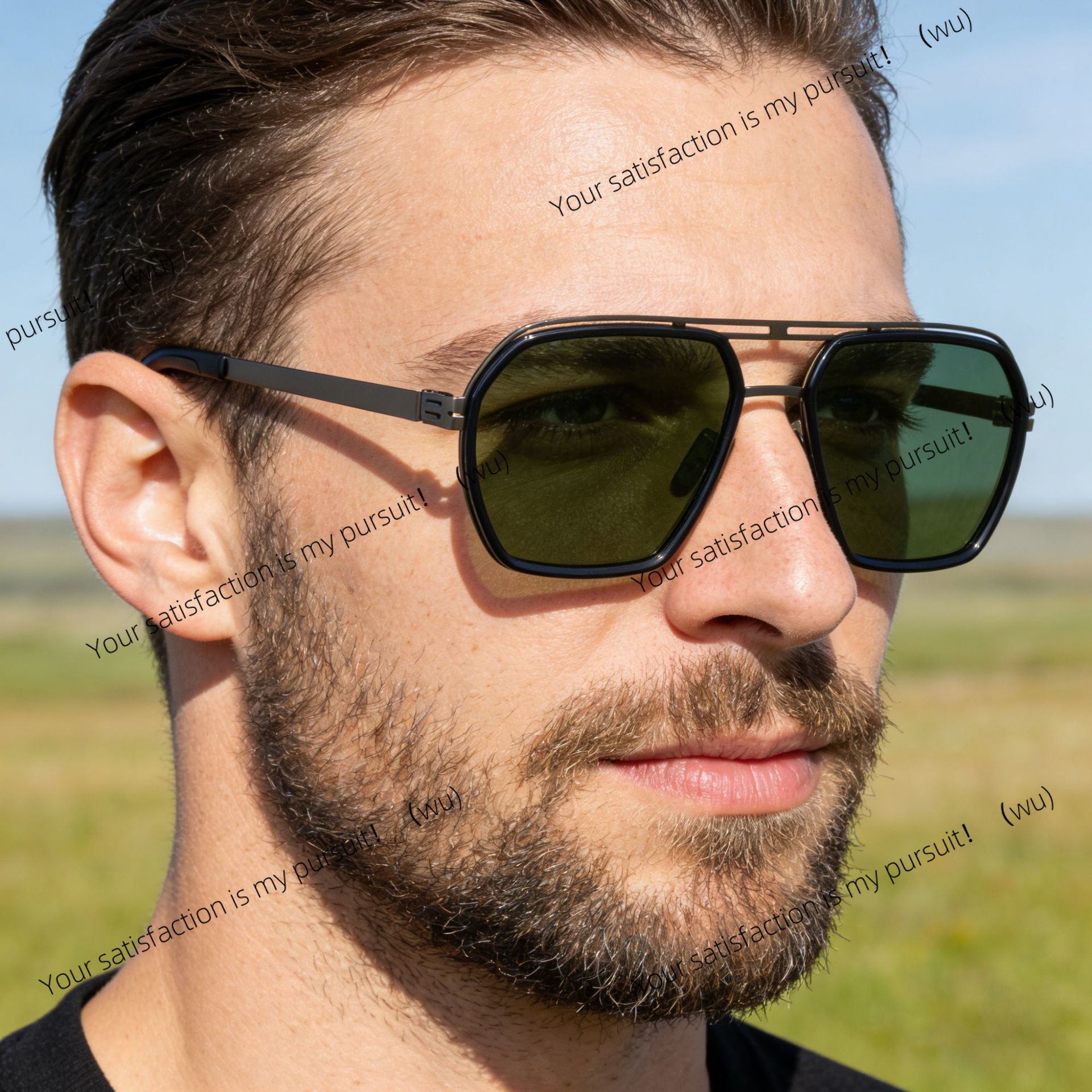 偏光ダブルビームステンレススチールサングラススクエアフレーム - Fishing Sunglasses Polarized のレビューと価格