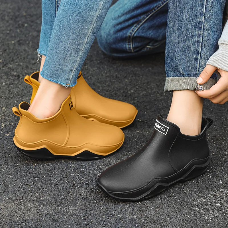 男女兼用ローカットレインシューズ：アウトドアフィッシング防水 - Fishing Boots のレビューと価格