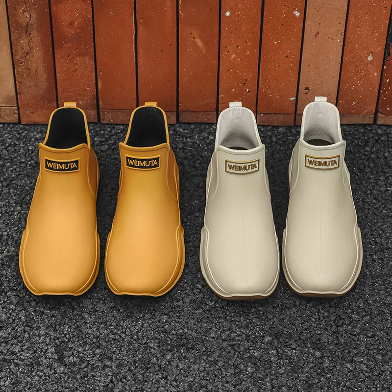 男女兼用ローカットレインシューズ：アウトドアフィッシング防水 - Fishing Boots のレビューと価格