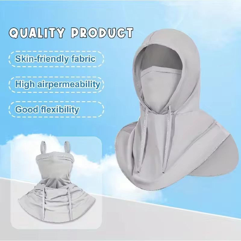 1Pc バラクラバ帽子通気性日焼け止め速乾性サイクリングフル - Fishing Hoodie のレビューと価格