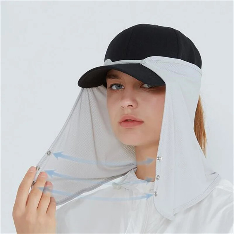速乾性釣りキャップフェイスネックサンシェードマスクキャップ  - Fishing Mask Sun Protection のレビューと価格