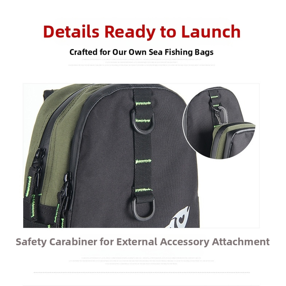 軽量防水フィッシングクロスボディバッグ（内部コンパートメント - Fishing Bag Waterproof のレビューと価格