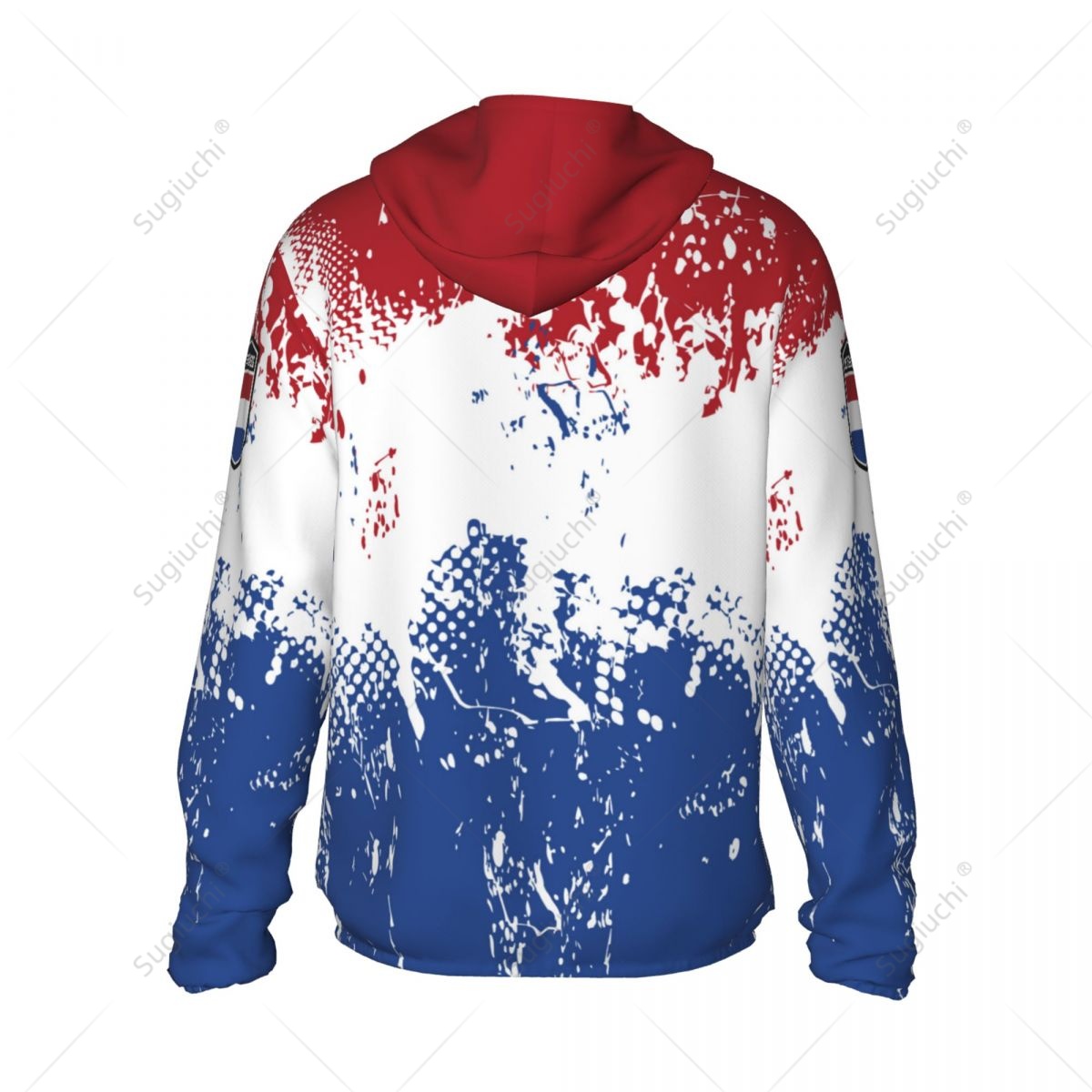 オランダ国旗日焼け止めパーカー日焼け止め服釣りサイクリングラ - Fishing Hoodie のレビューと価格
