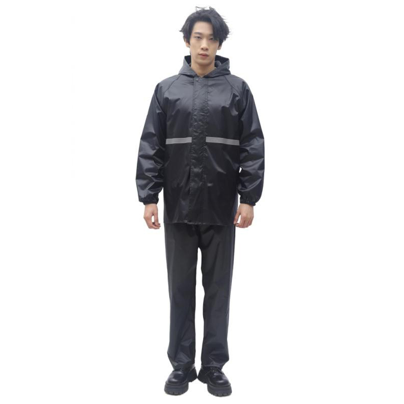 男性と女性のための防水フード付きコートとパンツ,反射ストリッ - Fishing Rain Suit のレビューと価格