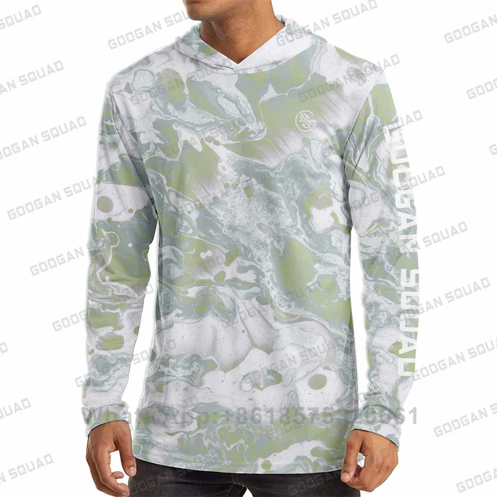 GOOGAN SQUAD メンズ 長袖パーカーシャツ UPF - Fishing Shirt Uv Protection のレビューと価格