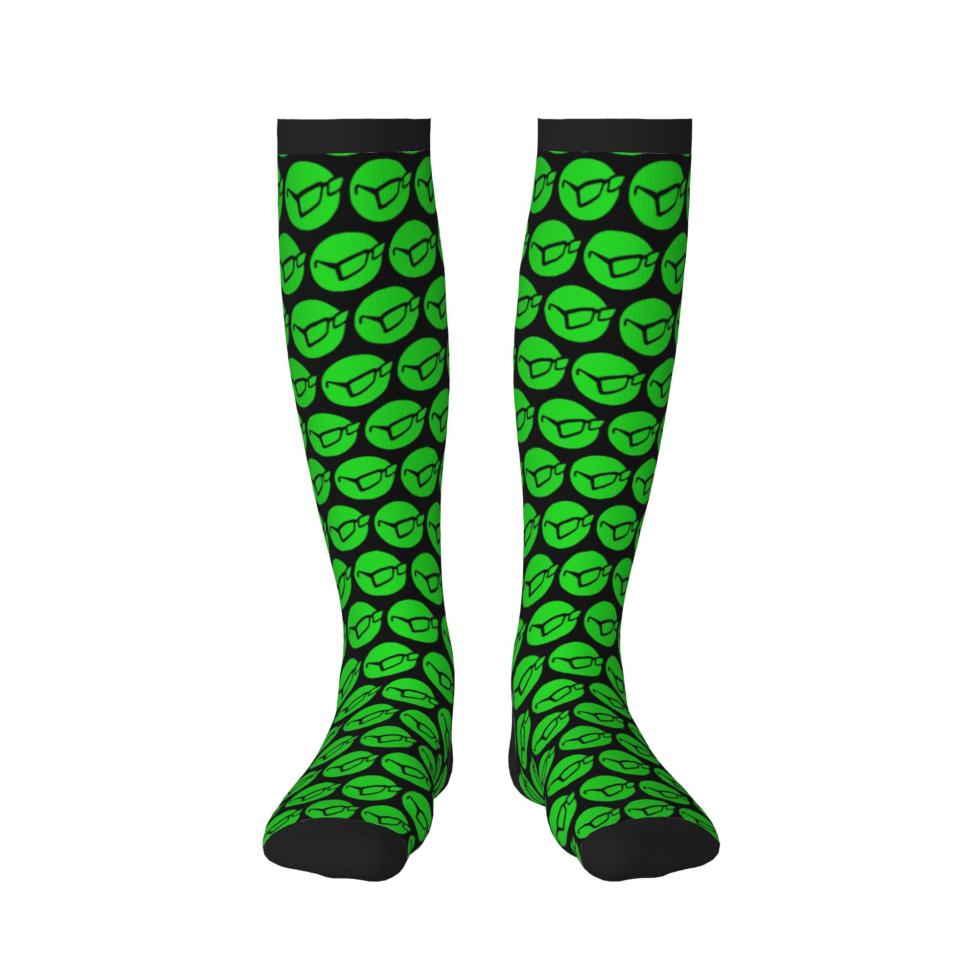 面白いプリントコルダ釣りロゴソックス女性男性用ストレッチ夏秋 - Fishing Socks のレビューと価格