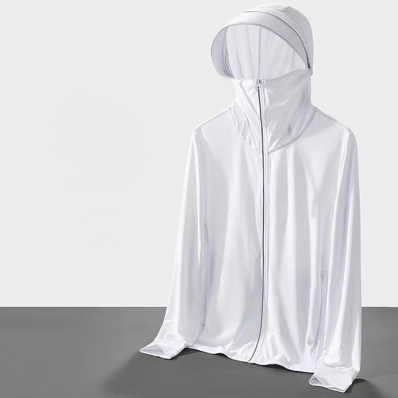 メンズ夏の日焼け止めコート男性 UV ジャケット釣りカバーア - Fishing Hoodie のレビューと価格