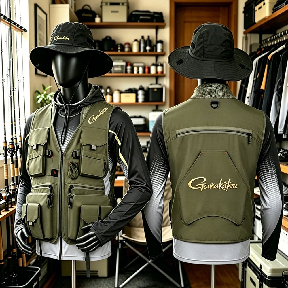 Gamakatsu メンズ マルチポケット フィッシング ベ - Fishing Vest のレビューと価格