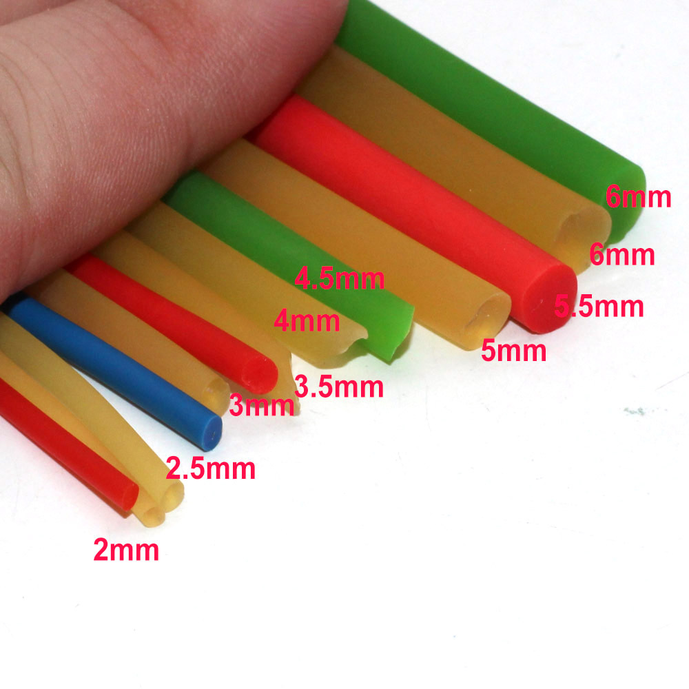 直径10/20m、2mm、3mmのラテックス弾性ソリッドラバ - Fishing Belt のレビューと価格