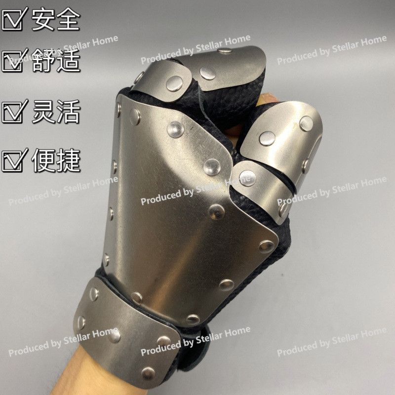新しい 304 ステンレス鋼プレートハンドガード保護手袋釣り - Fishing Gloves のレビューと価格