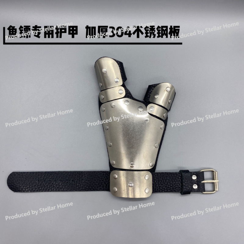新しい 304 ステンレス鋼プレートハンドガード保護手袋釣り - Fishing Gloves のレビューと価格