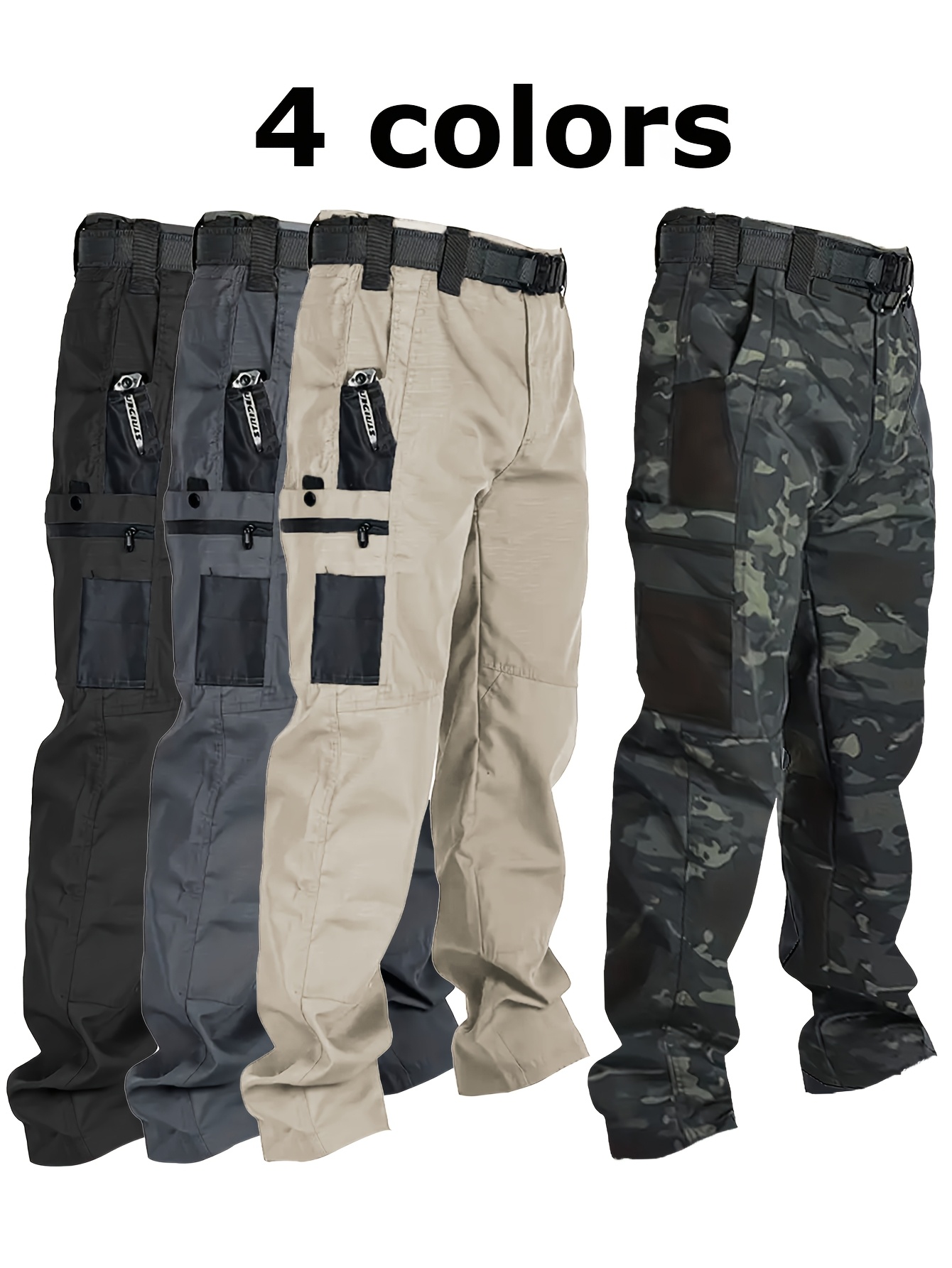 高品質メンズタクティカルカーゴパンツ EU プラスサイズアウ - Fishing Pants Waterproof のレビューと価格