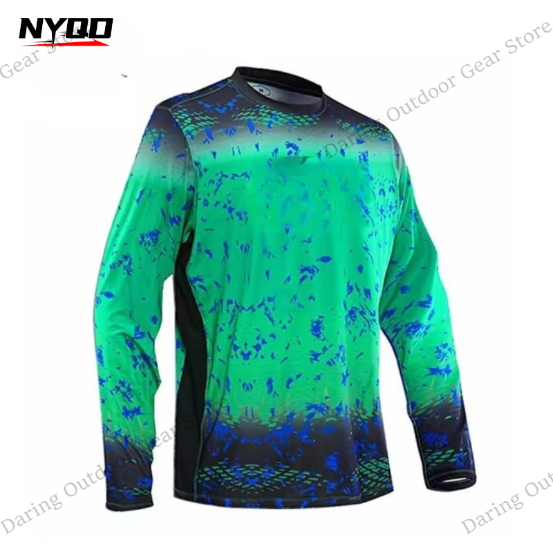 メンズ長袖UPF50+フィッシングシャツ、UVカット通気性ア - Fishing Shirt Uv Protection のレビューと価格