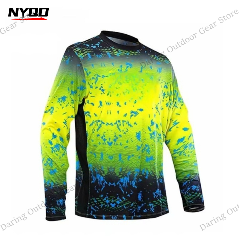 メンズ長袖UPF50+フィッシングシャツ、UVカット通気性ア - Fishing Shirt Uv Protection のレビューと価格