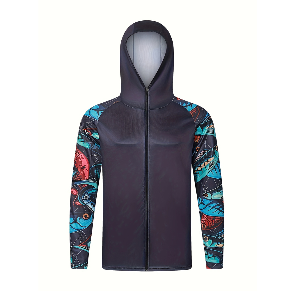 抗 UV UPF 50+ ジャケットハイキング釣りウェアジッ - Fishing Jacket Waterproof のレビューと価格