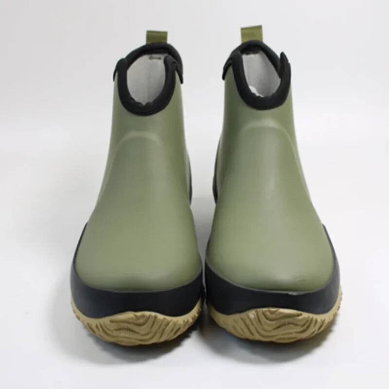 メンズ滑り止めレイン防水ラバーアンクルアウトドアレジャー釣り - Fishing Boots のレビューと価格