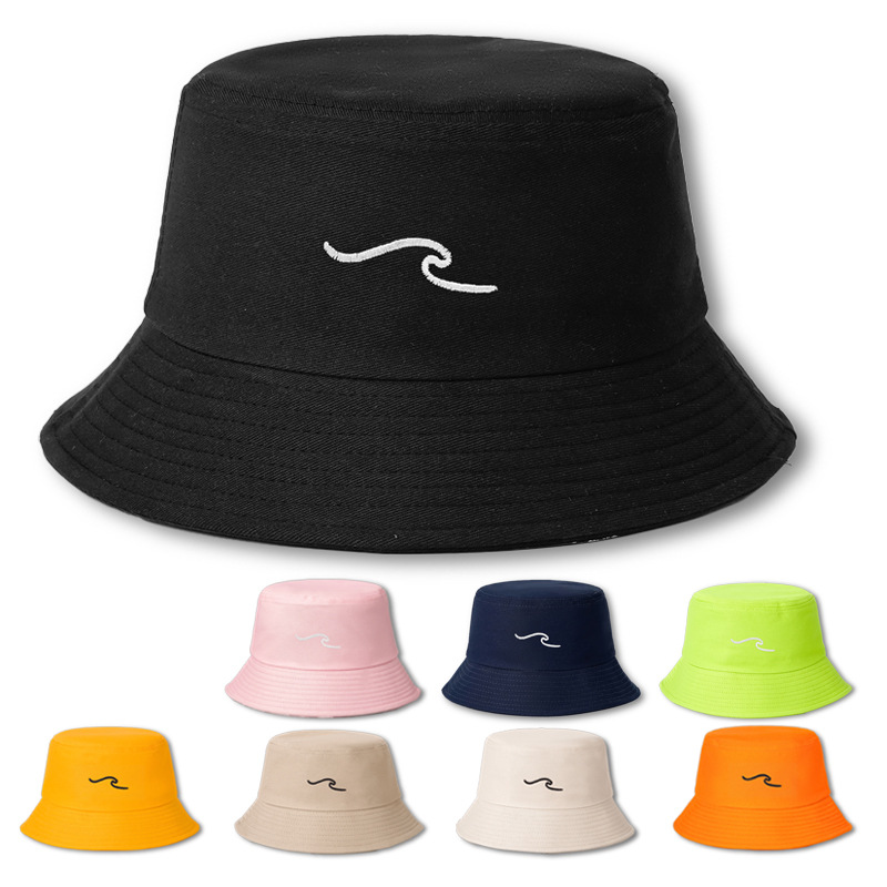 ウェーブリップル刺繍バケットハット無地ウォッシュ加工フィッシ - Fishing Hat のレビューと価格