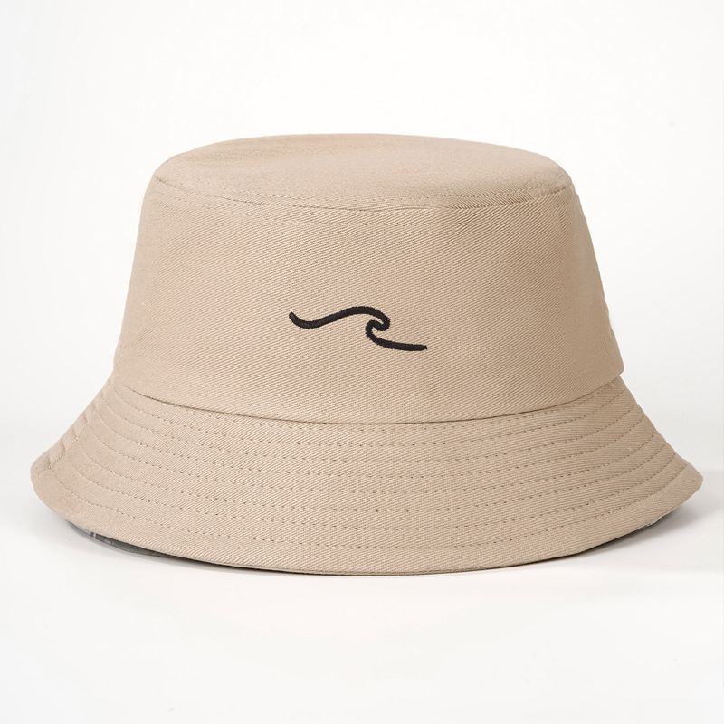 ウェーブリップル刺繍バケットハット無地ウォッシュ加工フィッシ - Fishing Hat のレビューと価格