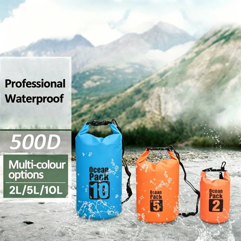 500D防水ドライバッグフローティング、ロールトップドライサ - Fishing Bag Waterproof のレビューと価格