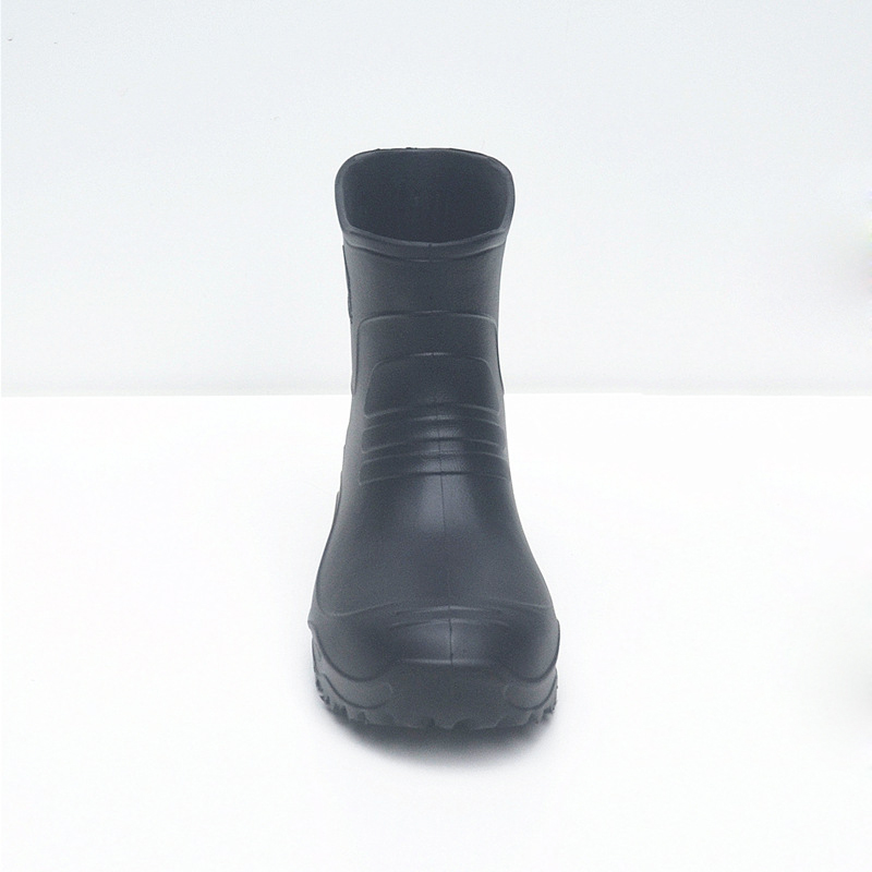 Evaレインブーツメンズブラック軽量ウォーターブーツウォッシ - Fishing Boots のレビューと価格