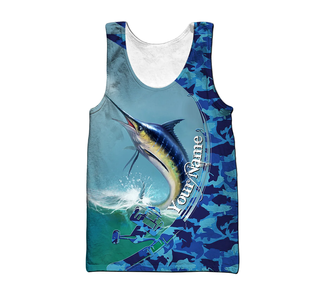男性用3DプリントのノースリーブTシャツ,カスタム名,mah - Fishing Vest のレビューと価格